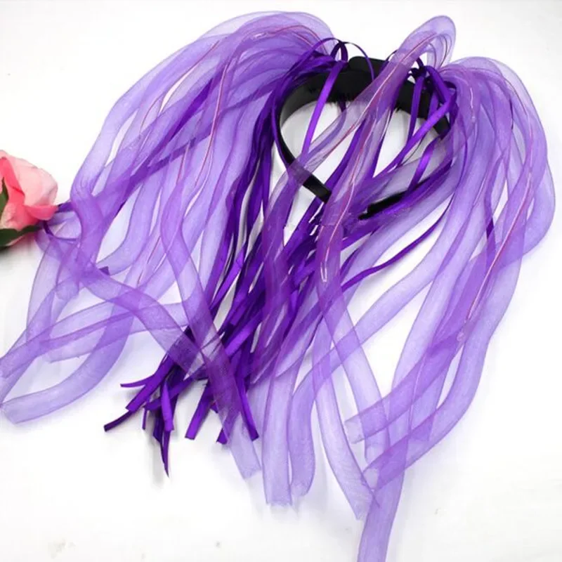 LED Pig Tail Rave Headband LED Cat Ears Headband - Light Up Rave Festival Accessory  main image 4