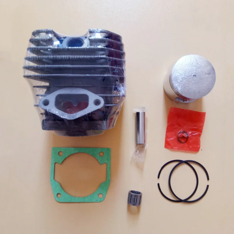 Kit Piston Tronçonneuse 43mm – Pour Moteur 45cc G4500 – Inclut Anneaux, Axes, Circlips – Pièces De Rechange