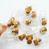 Mini Glass Bottles with Wood Cork Stoppers DIY Message Wishing Bottle Spice Storage Bottle Jars for Birthday Wedding Party Decor 4