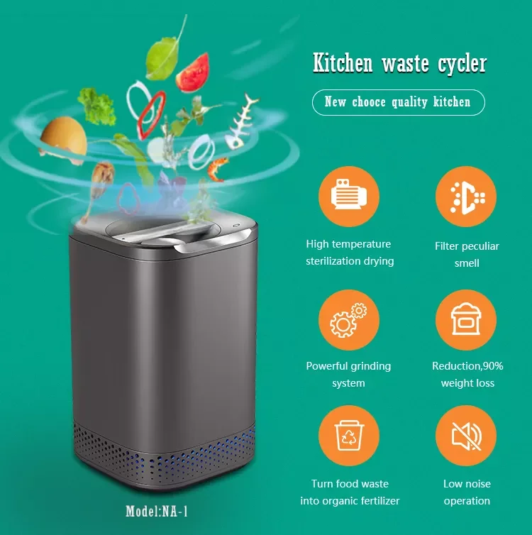 Smart kitchen garbage crusher food waste disposer smart waste kitchen composter garbage disposals 6