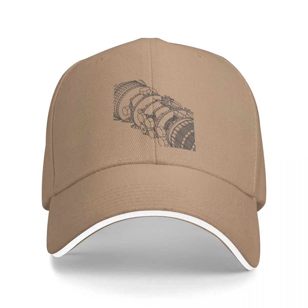 

All Along The BT Tower [Outline Yellow] Bucket Hat Baseball Cap Christmas hats Snap back hat Men golf wear Women's