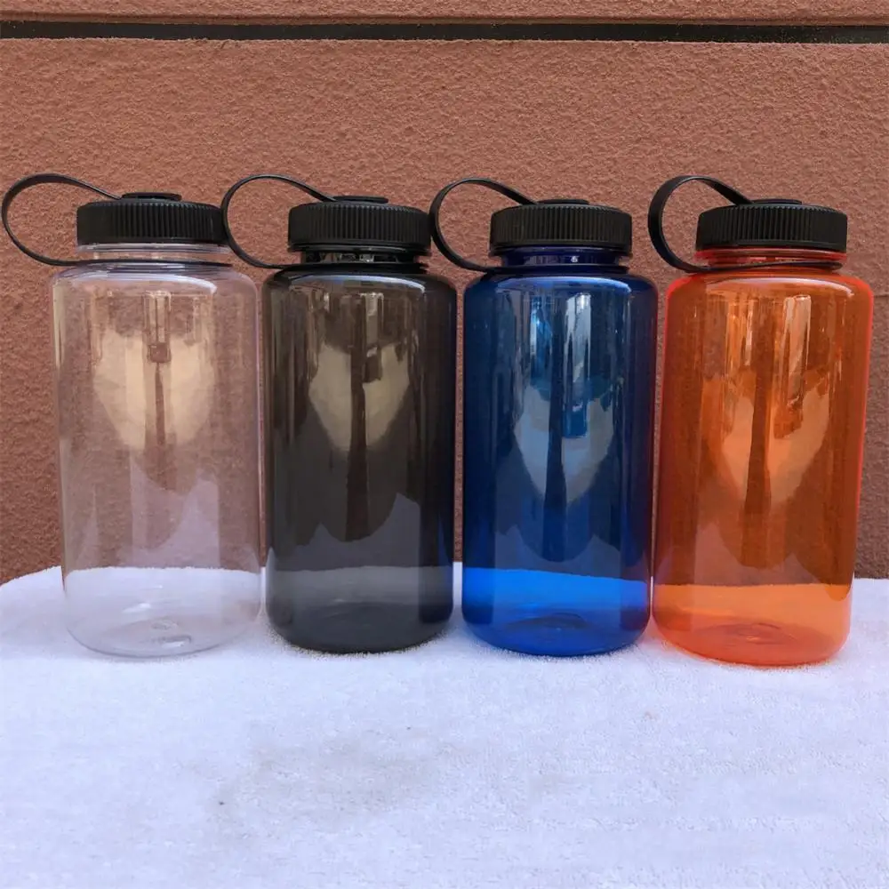 

Портативная Спортивная бутылка для воды с широким горлом, 1000 мл, большая емкость, чашка для напитков, портативная кружка, износостойкие спортивные бутылки с защитой от падения
