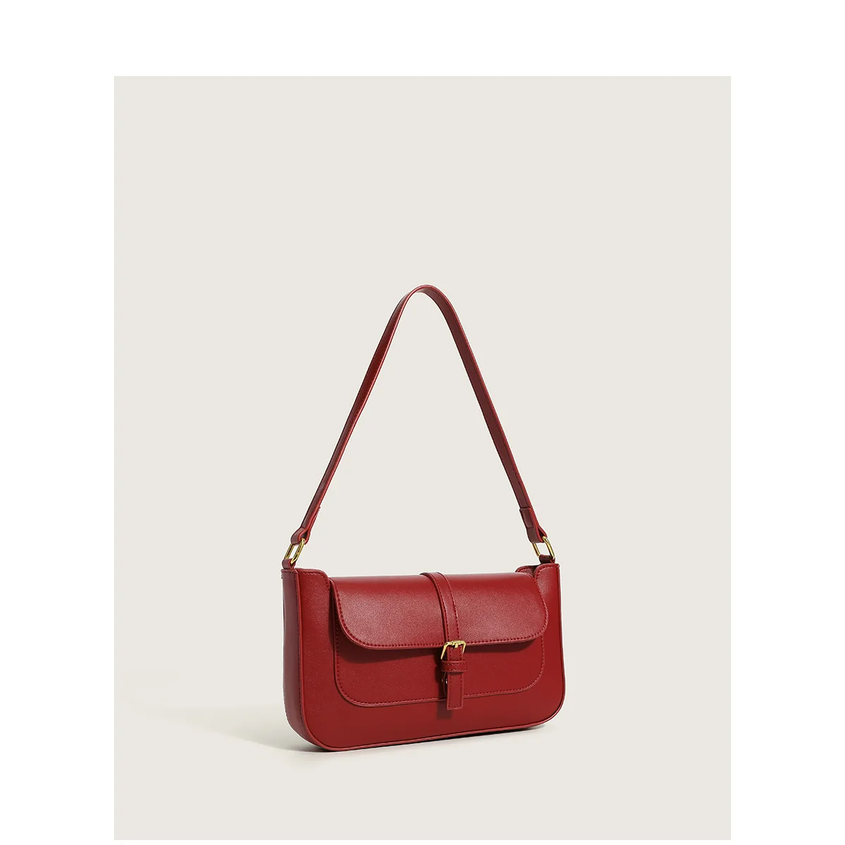 Red Leather Shoulder Bags For Women Fashion Handbags For Women 2022 Designer Luxury Small Female Bags Ladies Purse