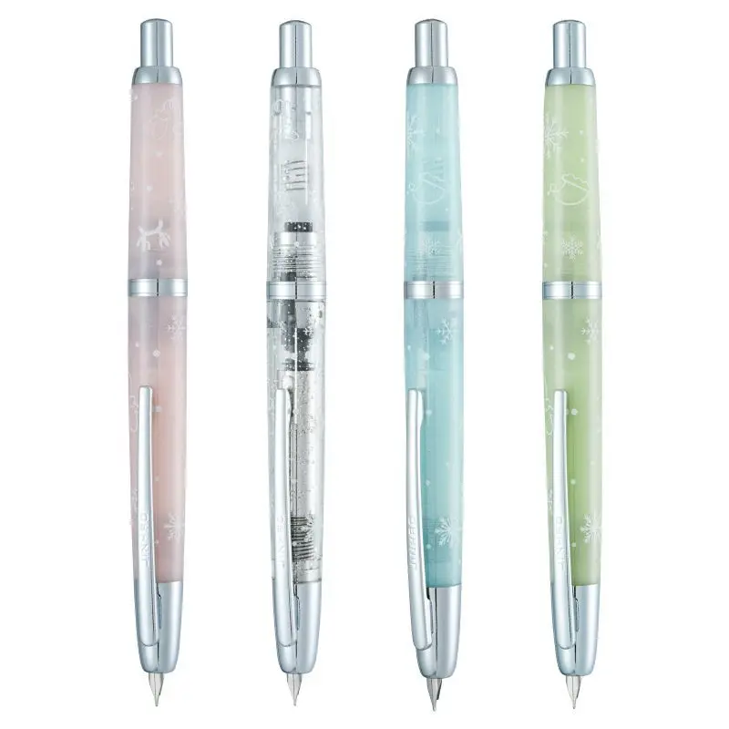 Limited Pink Snow JINHAO 20 Press Fountain Pen Retractable EF F Nib ...