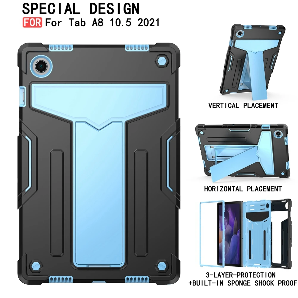 Per Samsung Galaxy Tab A8 Caso Da 10.5 Pollici Sm-X200 Sm-X205 Full Body Shockproof Del Basamento Tablets Copertura Per Samsung X200 X205 Fundas