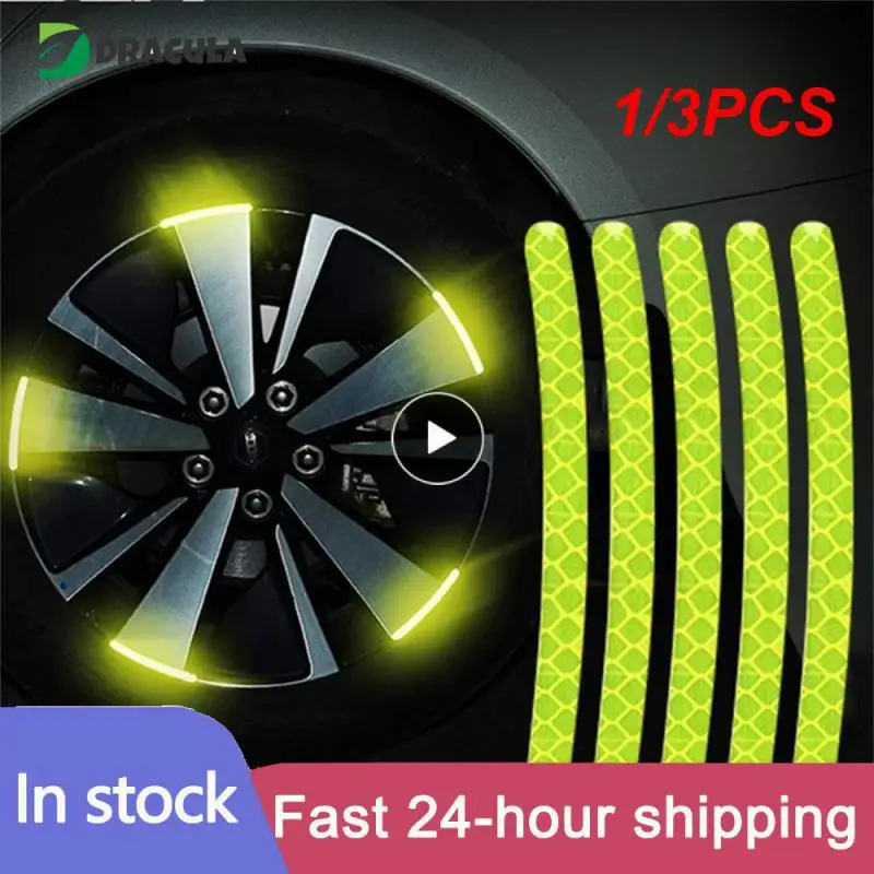 

NEWCar Hub Reflective Sticker Car Accessories Decorative Strips General For Use Of Automobile And Motorcycle Tyre