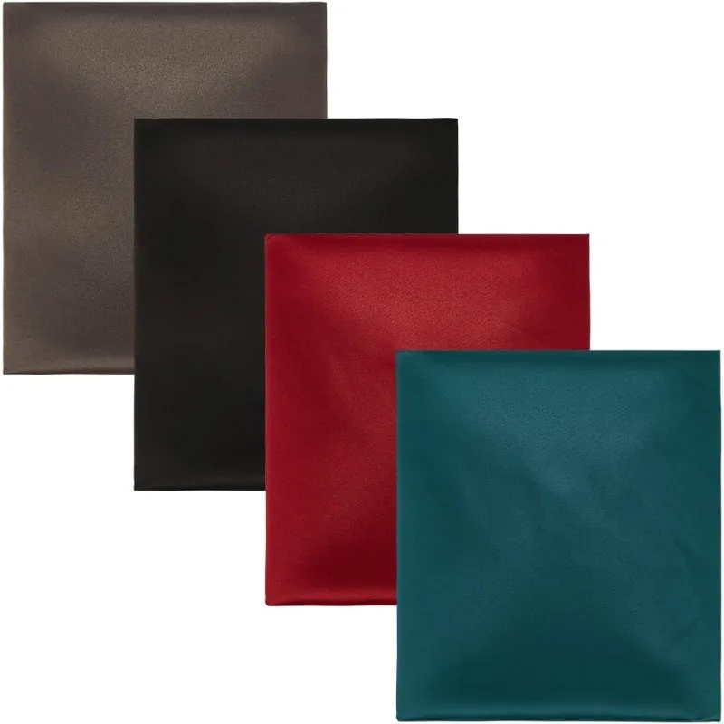 4pcs 4 Colors Notebook Binding Cloth 19.7x17.1 inch Faux Suede Bookcover Fabric DIY Notebook Cloth Protective Cover Bookbinding