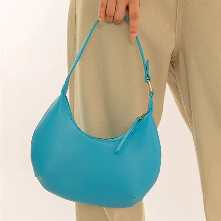 leather underarm handbag