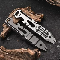 Titanium Alloy Multi-Function Crowbar for Outdoor Tour Bike Regulator Camping Hiking Various Screwdriver Bottle Opener 1