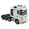 For 1/14 Tamiya RC Truck Metal Anti-skid Decoration Board with LED Lights Side Lamp for Benz Scania MAN Tamiya LESU WPL Tractor 6