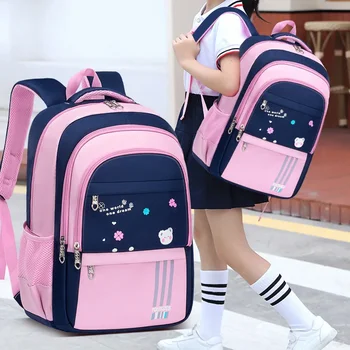 Schoolbag Child Shoulder Bag Boys Backpacks Male Primary School Students Bag Teenagers Girl Junior High Kids Waterproof Bookbag 1