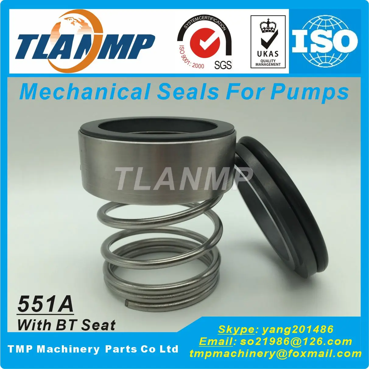 551A-12/14/16/18/20/22/24/25/28/30/32/35 Mechanical Seals (Material:SIC-CA-VIT)-BT-RN,VUL-CAN 12,ROTE-N R2,U2,AES-SEAL T03