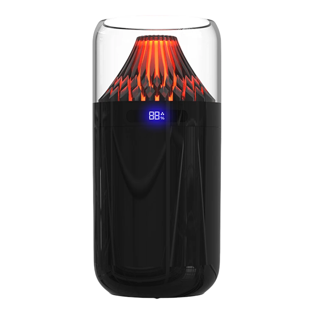 차량용 미스트 분사기 3가지 분사 모드 아로마 에센셜 오일 디퓨저 대용량 화산형 에센셜 오일 디퓨저 (차량, 가정, 사무실용)