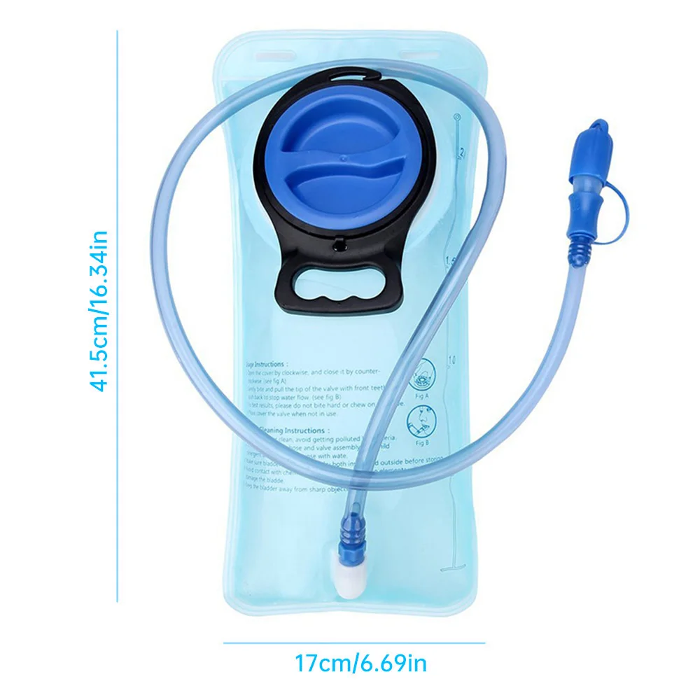 Water Bladder Hydration Backpack 2L Large Capacity EVA Water Bags Reservoir For Running Cycling Hydration Water Storage Bag 6