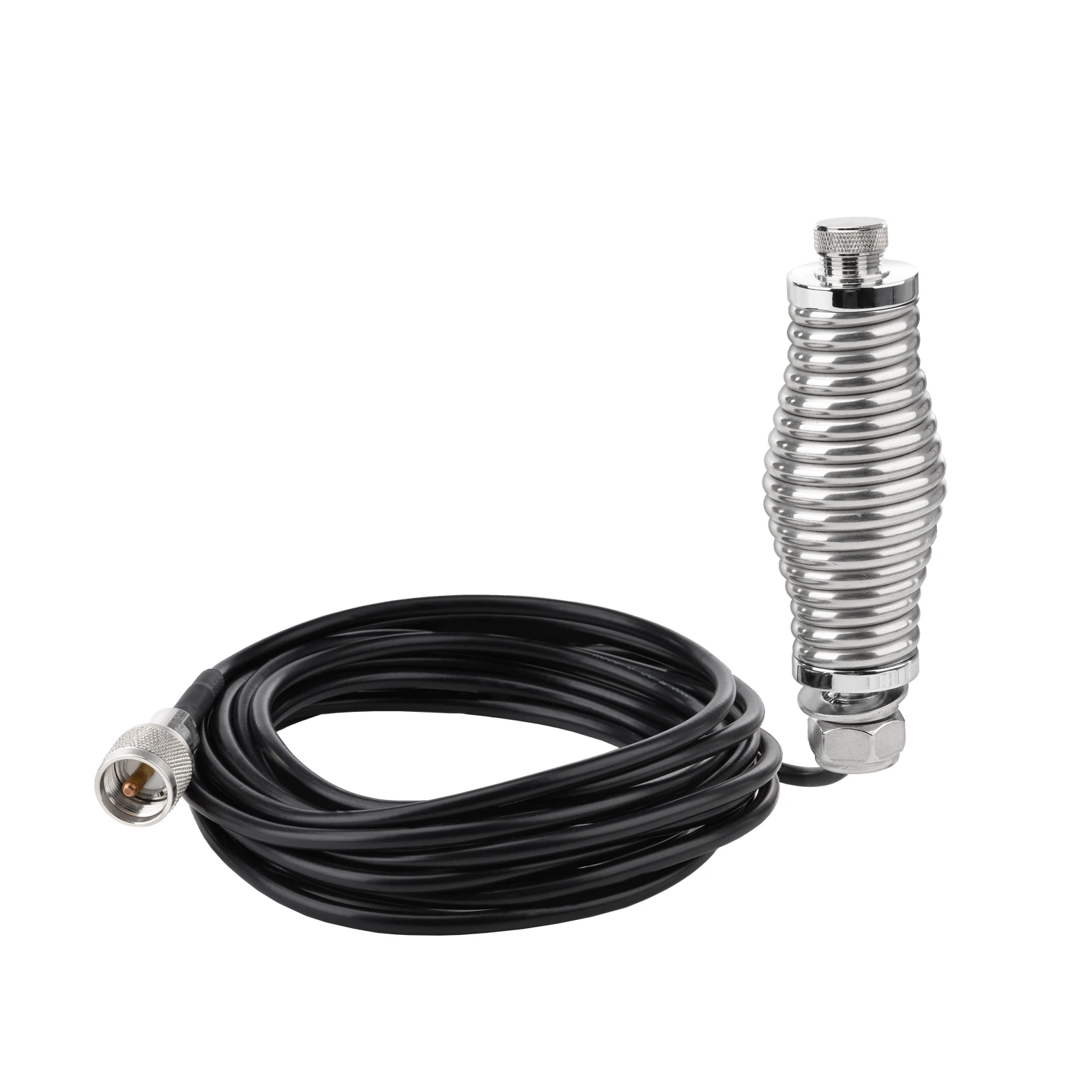 Heavy Duty Spring Mount with RG58 Cable for CB Ham Radio Antenna