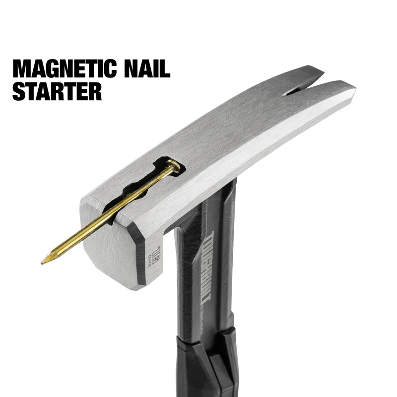 TOUGHBUILT TB-H1-1R-S16 TB-H1-1R-S18 16 OZ. 18 OZ. Smooth Polished Face Magnetic Hand Tool Steel Rip Hammer 4