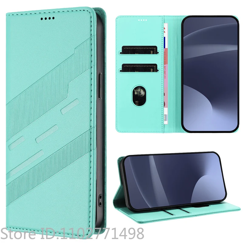 Luxury Wallet Flip Cover Phone Case - Magnetic Shockproof Leather
