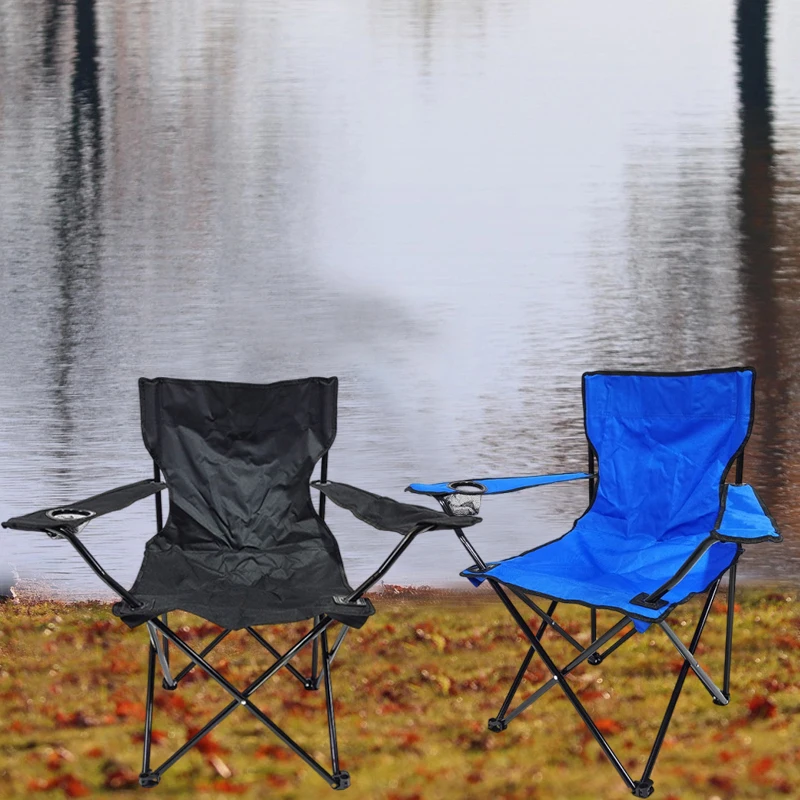 Description Picture 3 of itemFoldable Outdoor Chair - Portable with Armrest, Backrest, and Bottle Holder
