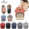 Lequeen Fashion Mummy Maternity Nappy Bag Large Capacity Nappy Bag Travel Backpack Nursing Bag for Baby Care Women's Fashion Bag 1