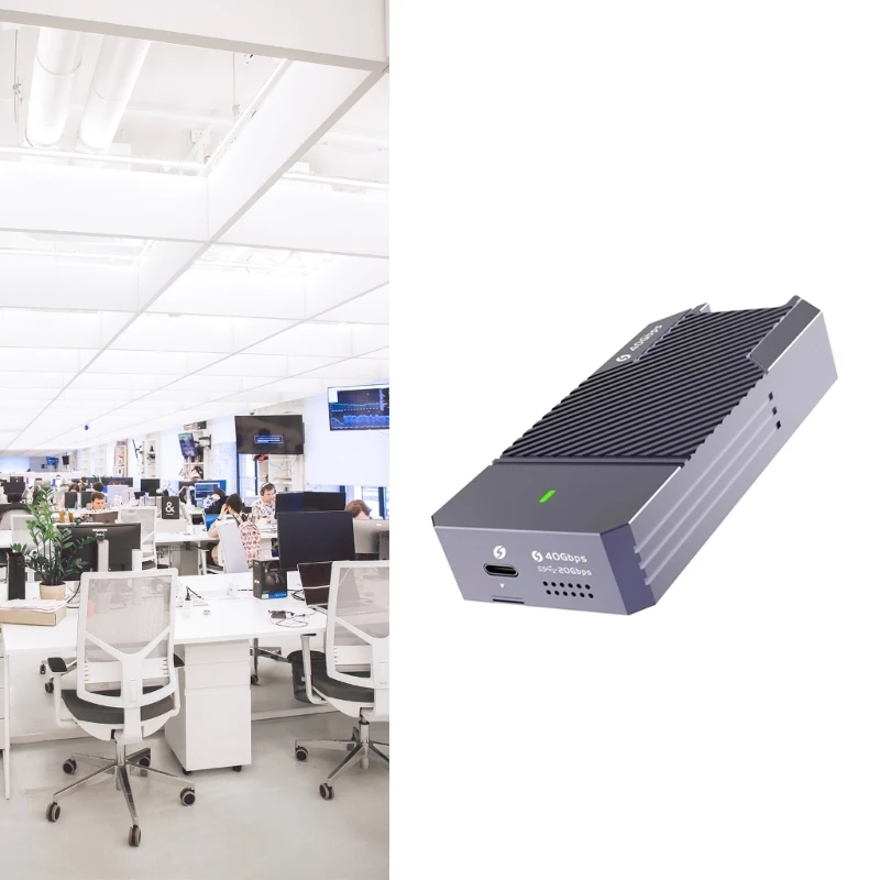 40Gbps M.2 NVMe SSD Ŭ, PCIe-USB-C  ϵ ̺ Ŭ, 2280 B+M Ű , 3/4 Dropship