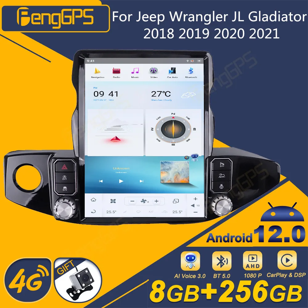 

Qualcomm 8 Core For Jeep Wrangler Jl Gladiator 2018 2019 2020 2021 Android Car Radio Screen 2din Stereo Receiver Autoradio