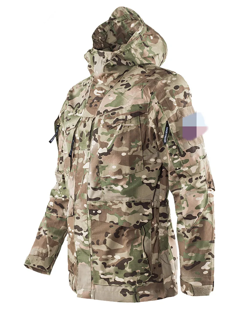 Giacca Mimetica Tattica Trench M65, Stile Militare Da Campo, Stile Uomo Retrò Con Cappuccio