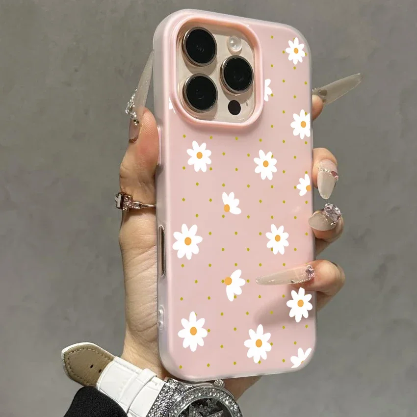 Delicate High-Bamboo Floral Pattern Protective Phone Case