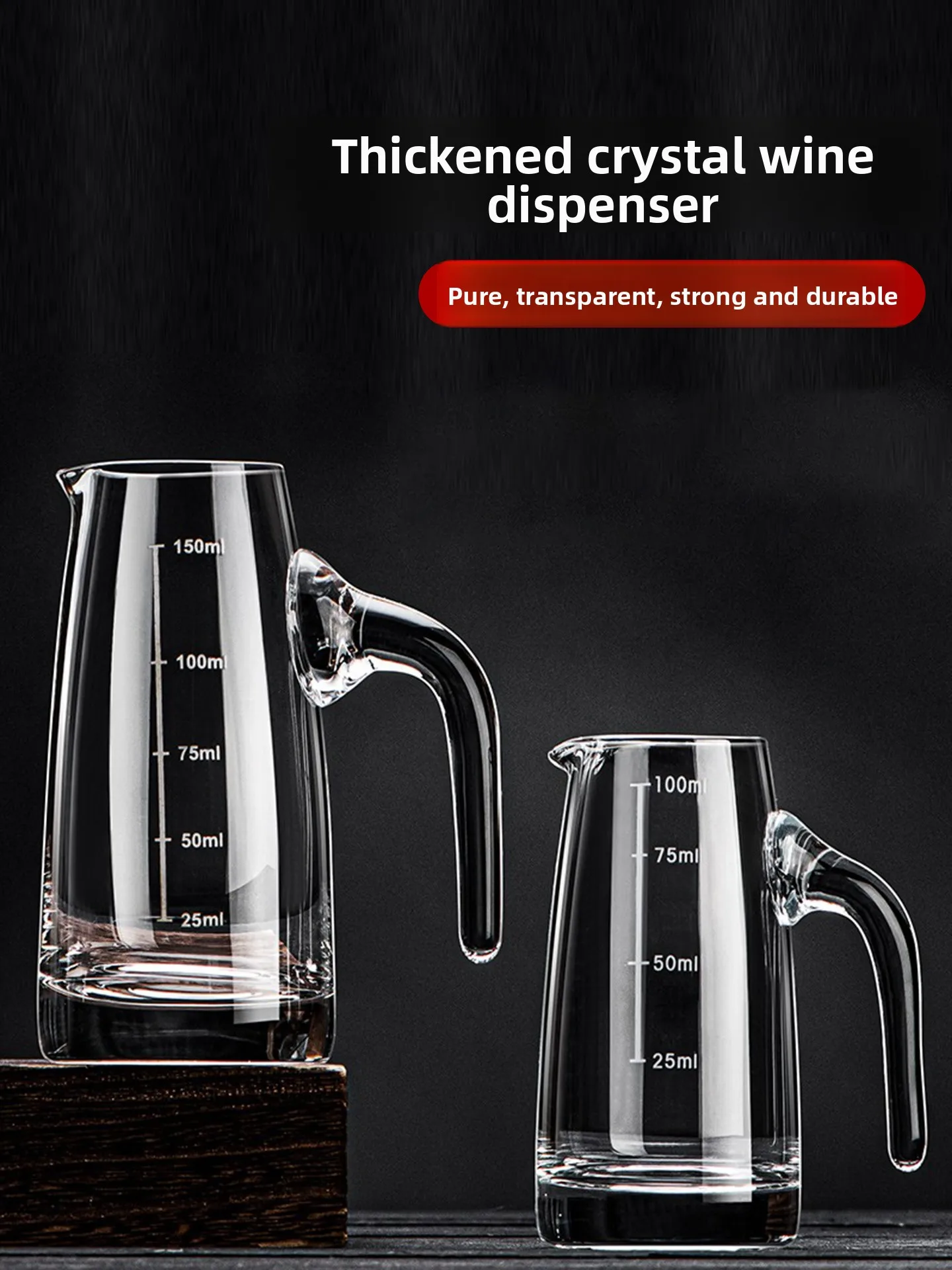 Premium Home Use Liquor Cup Set Wine Decanter Whiskey Glass for White Wine And Red Wine  Barware Commercial Use - 3