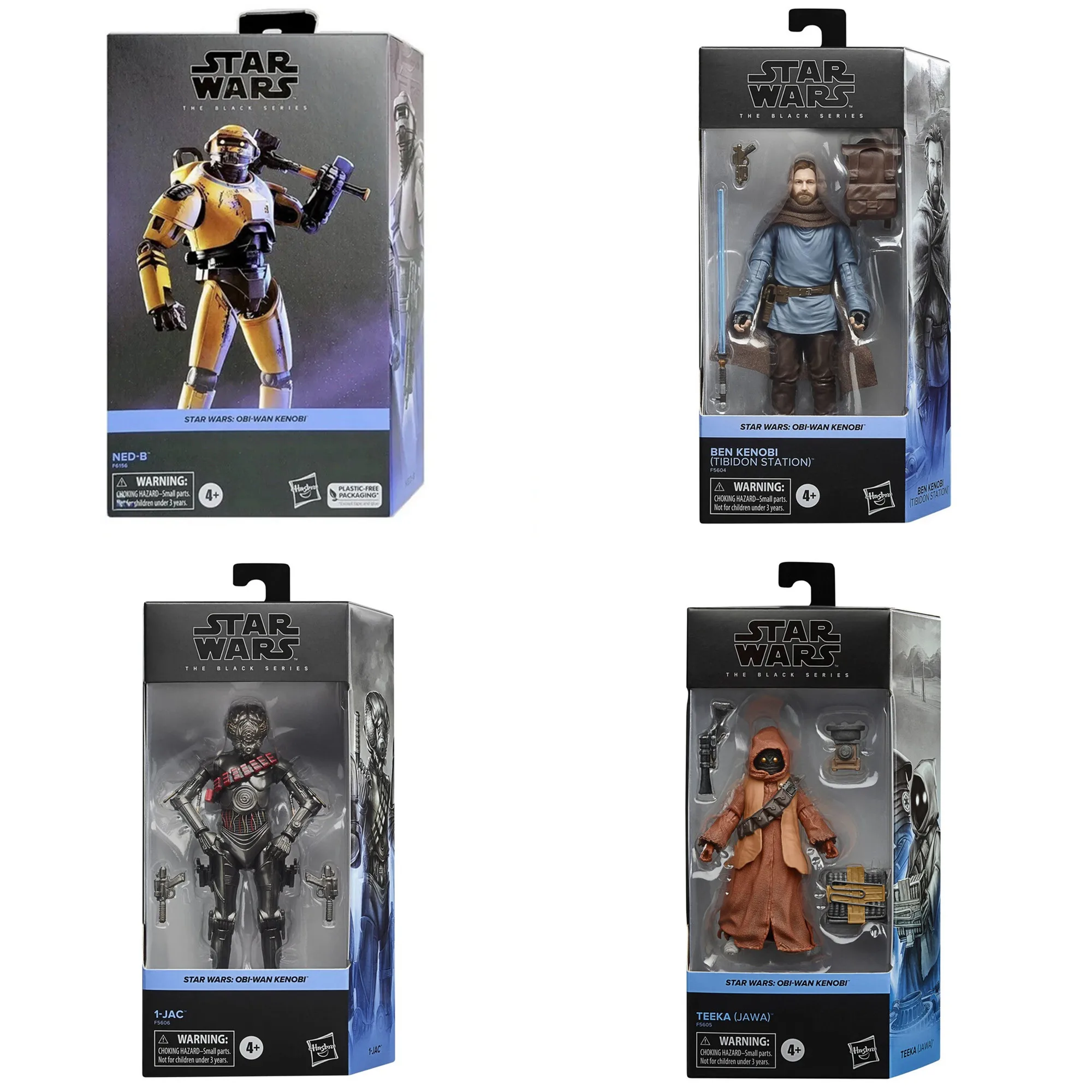 Black Series Star Wars Tv Obi Wan Ben Kenobi Tibidon Station Ned-B Teeka Jawa 1-Jac 6 "Action Figure Obi-Wan Toys Doll