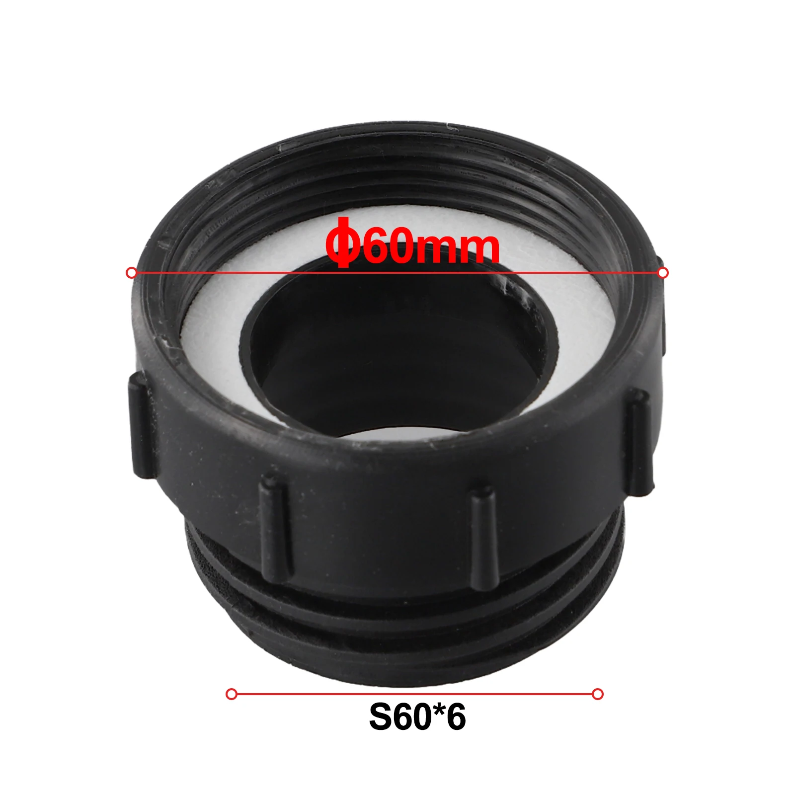 Be-Tool IBC Adattatore Per Serbatoio 3/4'' 60mm - Connettore In Zinco Per Barili Da 1000L E Contenitori Chimici