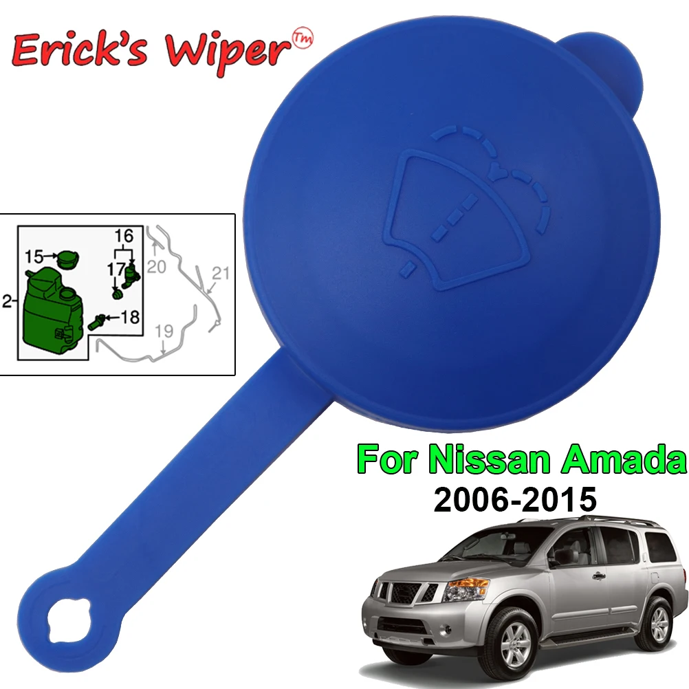 Erick's Wiper Windscreen Wiper Washer Fluid Reservoir Bottle Lid Cap