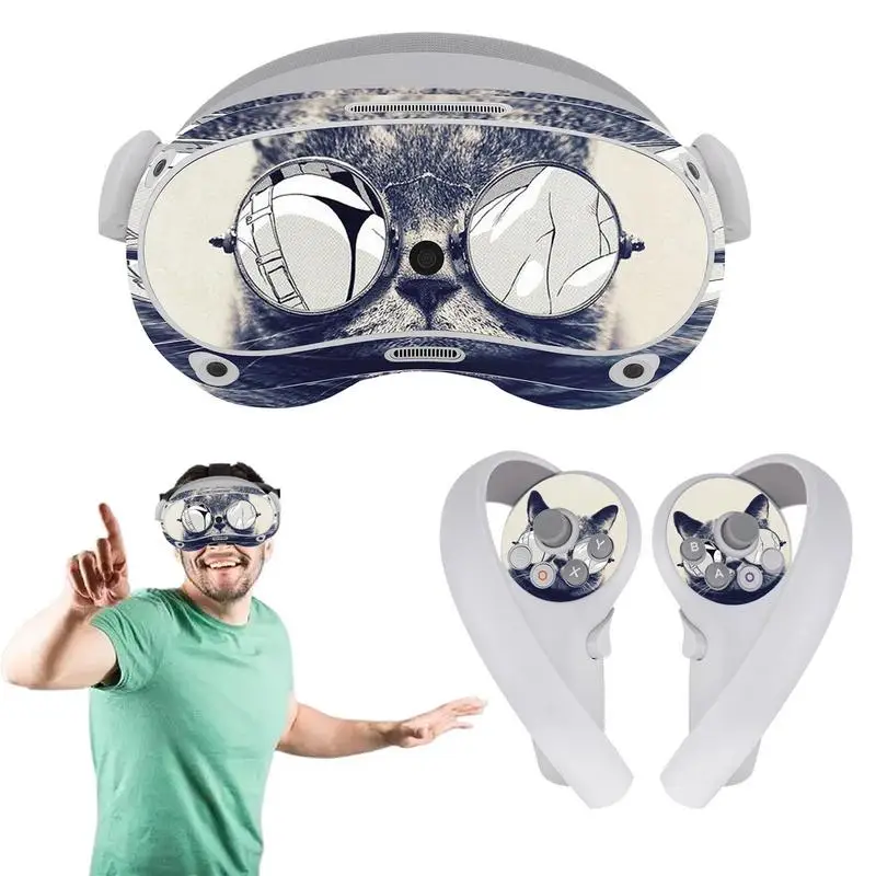 

Прочная защитная наклейка, наклейка виртуальной реальности для украшения кожи, наклейка виртуальной реальности, аксессуары для наушников Picos 4 VR