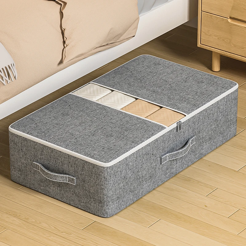 Under bed storage bag Portable folding quilt bag Wardrobe clothing storage box Wardrobe organizer Dustproof bag Large capacity 6