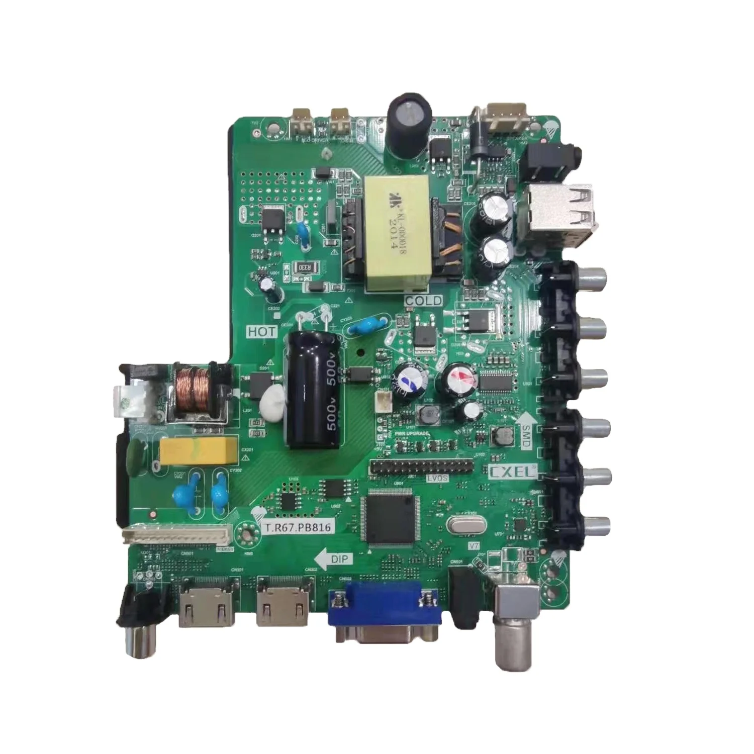 

mother board universal for 33-93v universal voltage 26inch to 32inch lcd televisions TR67.816 Hot sell LED main board