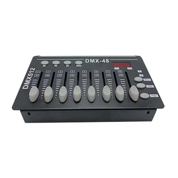 LED Mini Dmx48 Controller DJ Disco Par Luce Teste mobili Effetto Luce Console Attrezzatura per luci da palco per spettacoli di bar di illuminazione per feste