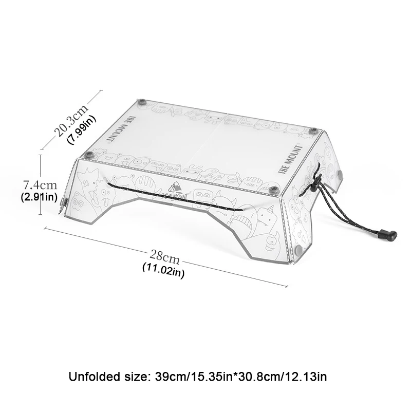  slider image of 1/2PCS PP Board Folding