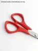 Red Stainl Steel Embroidery Scissors with Curved Tips Handmade Cross Stitching Fabric Crt Cutting Scissors for Home Use 2
