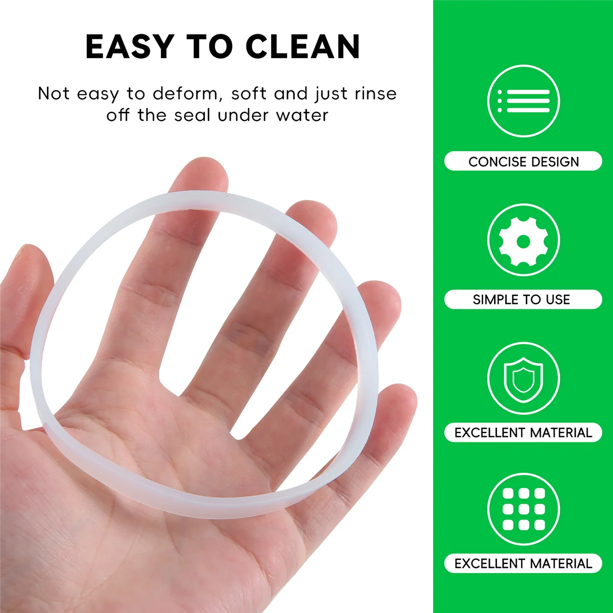 3PCS Seal Spare Seal Spare Part Compatible for 6/7 Fins Blade Blender Mixer (&Oslash; 10cm)