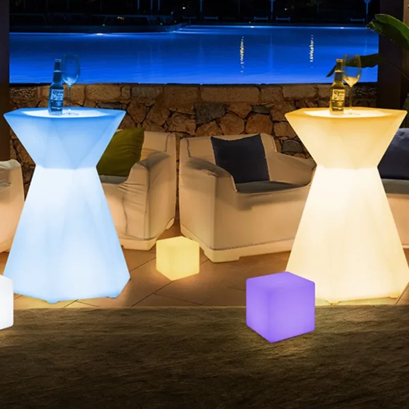 Outdoor Modern Bar Table Nightclub Cocktail High Drink Party Bar Tables Reception Counter Commercial Furniture
