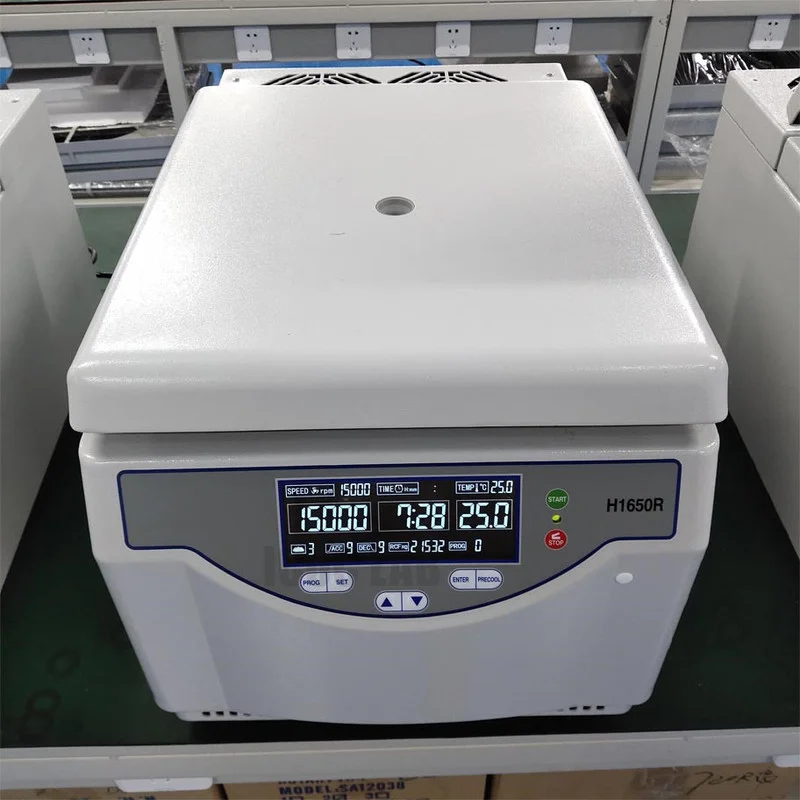 H1650R Lab Benchtop High Speed Refrigerated Micro Centrifuge Machine PRP Centrifuga Centrifugeuse Laboratoire Professionnel