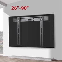 Ultra thin Universal TV Wall Mount For 26-90" Flat/Curved Screens TV Bracket Loading Max 80kg VESA 100x100-800x400mm TV Stand