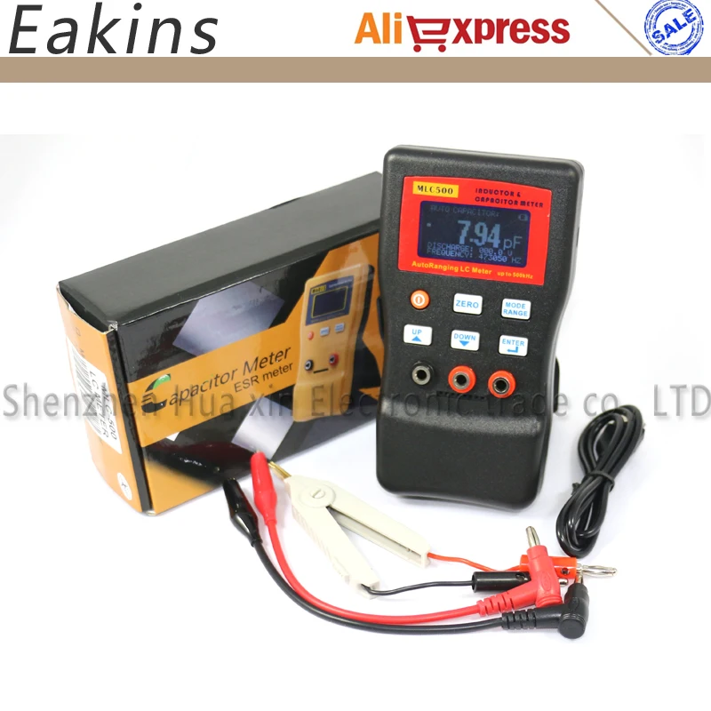 MLC500 LR automatic range capacitance and inductance measurement meter