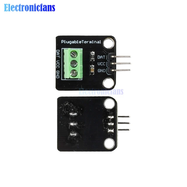 sonde temperature connectée Kit de Module de capteur de température DS18B20  étanche 100 CM câble de capteur numérique adaptateur de Terminal de sonde