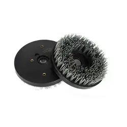 12 inch 300mm Round Stone Abrasive Silicon Carbide Strong Antique Brush For Marble Granite Concrete Surface Polishing Cleaning