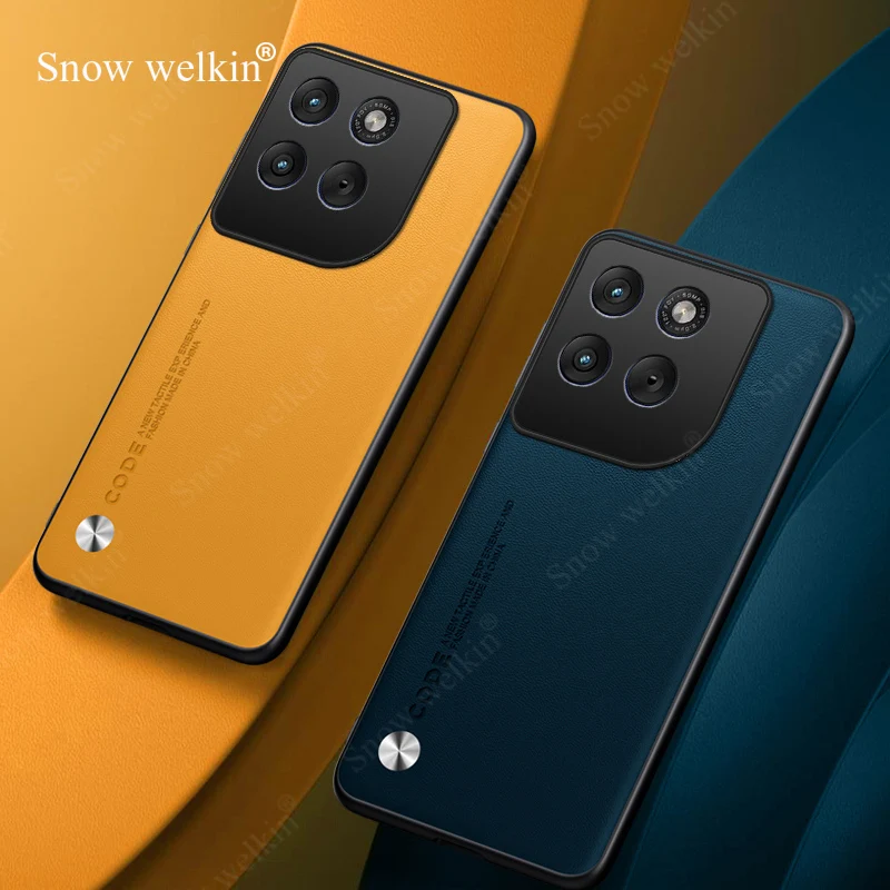 Luxury PU Leather Shockproof Silicone Phone Case Cover