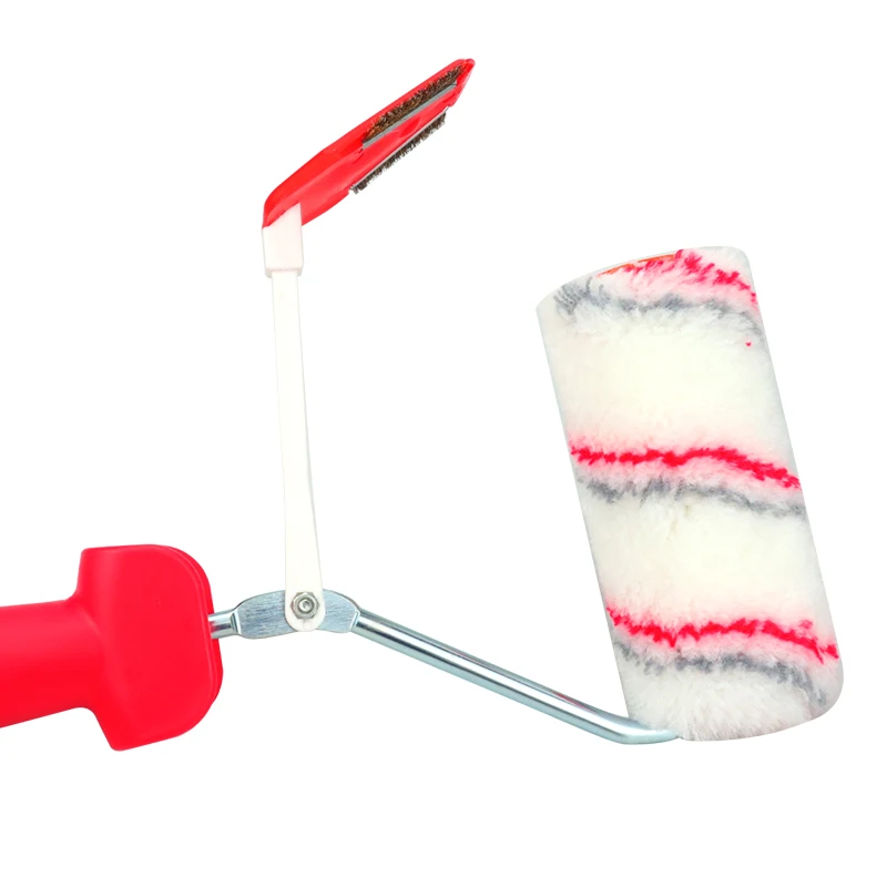 Wall Painting Brush Paint Roller Brush Trimming Paint Brush 4 Inch Multifunctional Corner Drum Brush Wall Brushes Tackle Roll Decorative Painting Tools