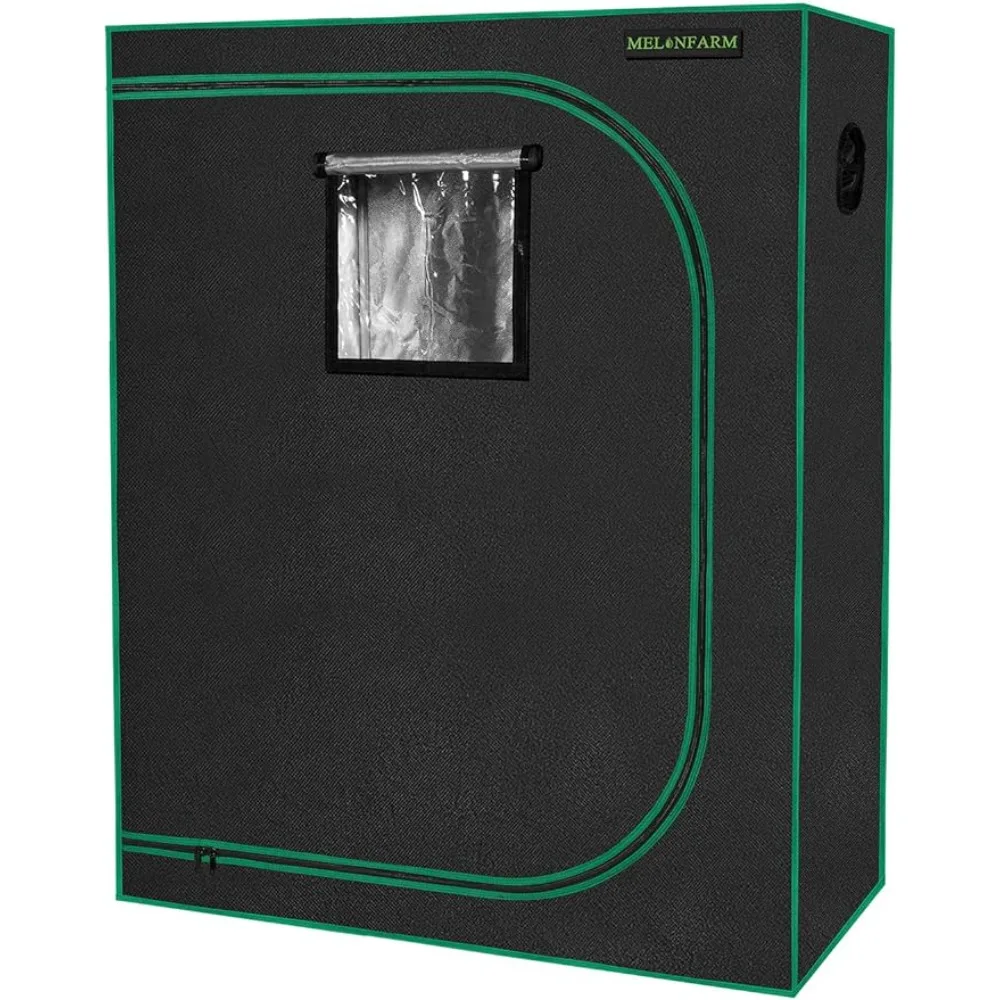 

4x2 Grow Tent, High Reflective Mylar Canvas with Observation Window and Floor Tray for Hydroponic Indoor Plant Growing