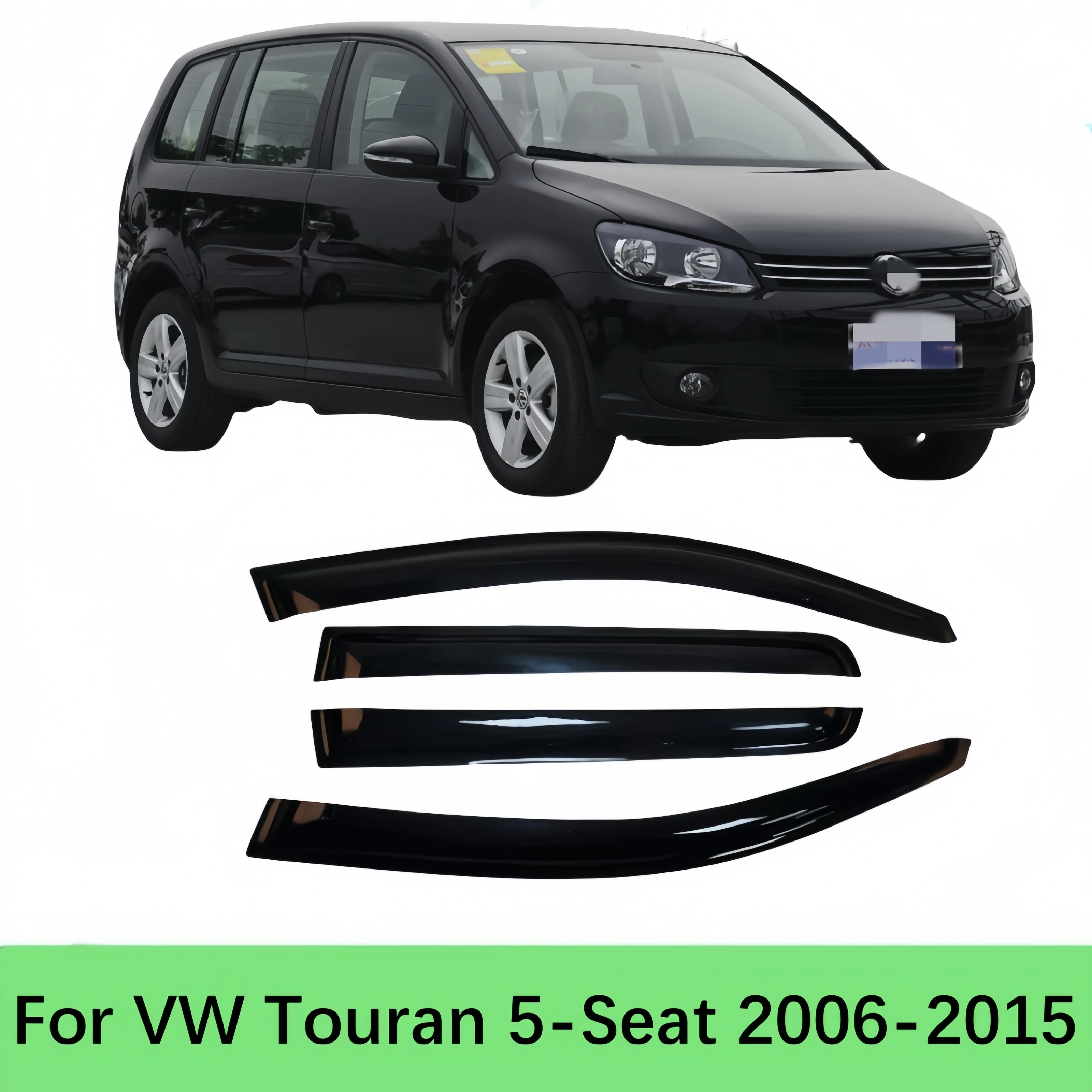 Per Vw Touran 5-Seat 2006-2015 Accessori Per Lo Styling Dell'Auto Deflettore Della Visiera Della Finestra Weathershield Parasole Parapioggia Protezion
