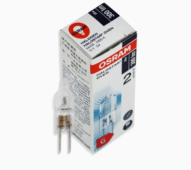 thumbnail image 2 of Osram Halogen Oven Bulb - 20W 12V G4 Bi-Pin Replacement Light For Ovens & Appliances 2 of 13