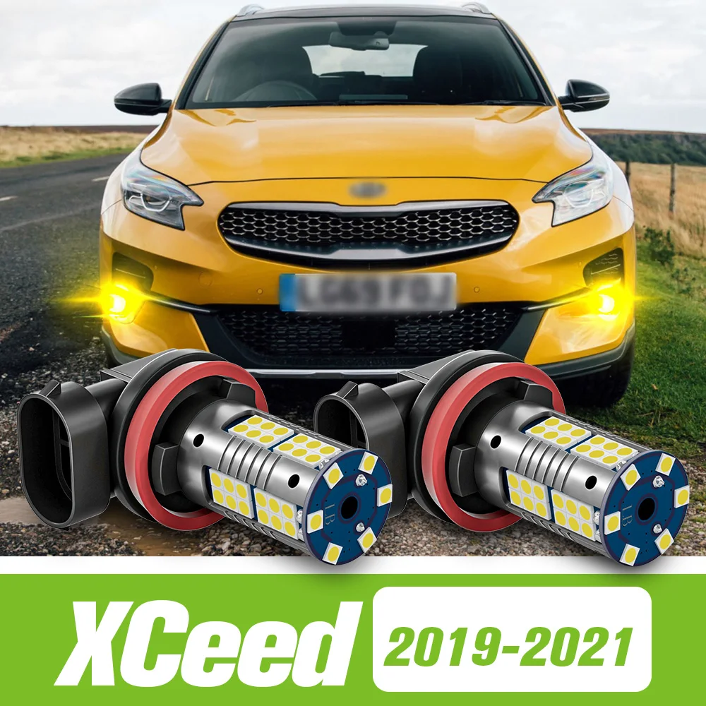 2 Pezzi Per Kia Xceed Led Fendinebbia 2019 2020 2021 Accessori